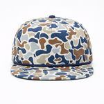 One Size Golf Camo/Navy Blank Rope Hats R500 