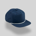 One Size Navy/White Blank Rope Hats R500 