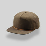 One Size Brown Wood Duck/Copper Blank Rope Hats R500 