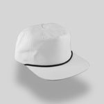 One Size White/Black Blank Rope Hats R500 