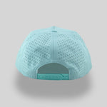 One Size Light Blue/Gold Blank Rope Hats RP500 
