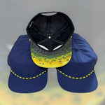 One Size Navy Mahi/Navy-Yellow Blank Rope Hats RP500 