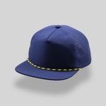 One Size Navy Mahi/Navy-Yellow Blank Rope Hats RP500 