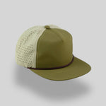One Size Moss-Tan/Brown Blank Rope Hats RP500 
