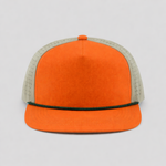 One Size Orange-Tan/Green Blank Rope Hats RP500 