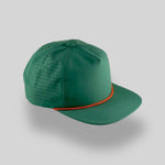 One Size Pine Green/Orange/Black Blank Rope Hats RP500 