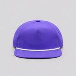 One Size Purple/White Blank Rope Hats RP500 