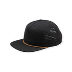 One Size Black Redfish/Orange-Black Blank Rope Hats RP500 