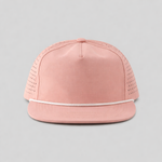 One Size Ripstop Rosa Pink/White Blank Rope Hats RP500 