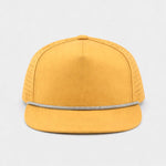 One Size Straw/Silver Blank Rope Hats RP500 