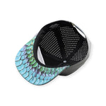 One Size Gray Tarpon/Teal-Black Blank Rope Hats RP500 