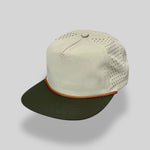 One Size Tan-Green Turkey/Copper Blank Rope Hats RP500 