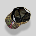 One Size Tan-Green Turkey/Copper Blank Rope Hats RP500 