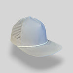 One Size Gray/Gray-White Blank Rope Hats RP510 