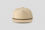 One Size Light Tan/Moss Green-Tan Blank Rope Hats RP510 