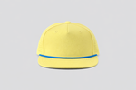 One Size Light Yellow/Cayenne Blue Blank Rope Hats RP510 
