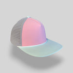 One Size Pink-Mint Green-Gray/White Blank Rope Hats RP510 