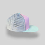 One Size Pink-Mint Green-Gray/White Blank Rope Hats RP510 