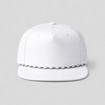 Big Fit White/Black-White Blank Rope Hats RP510 