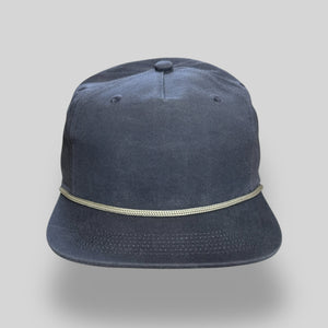 One Size Dark Slate/Tan Blank Rope Hats WST 