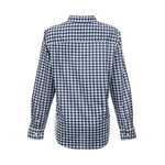 Women's 2X-Large Navy/White Gingham Burnside B5291 