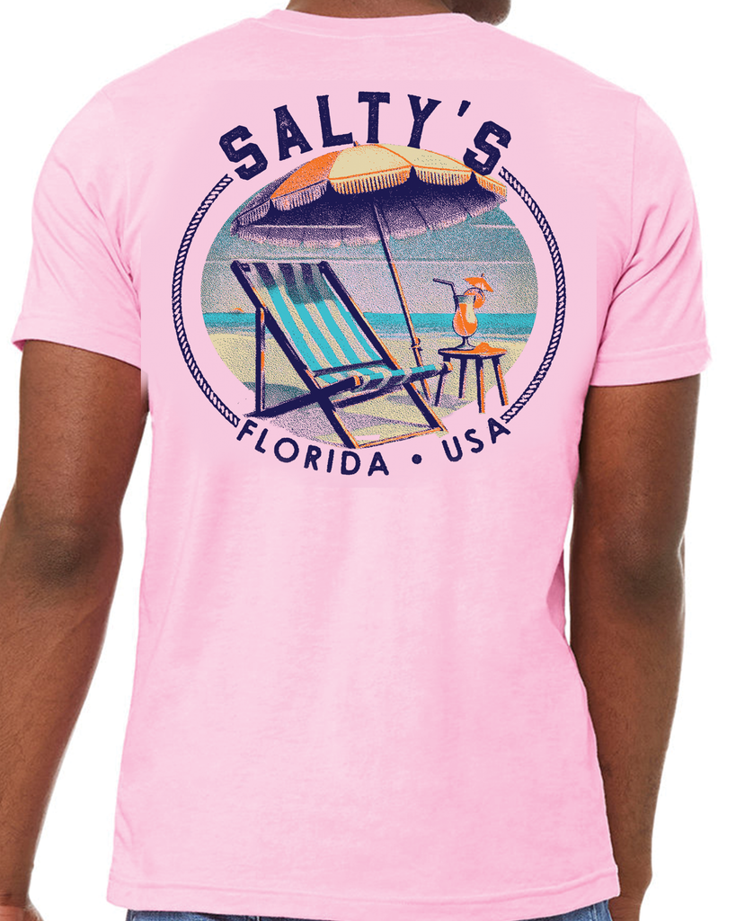 3X-Large Heather Bubble Gum Beachside HG Salty's Crab Beach 