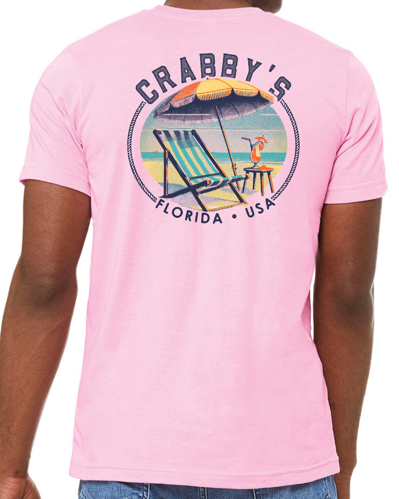 3X-Large Heather Bubble Gum Beachside HG Crabby's Crab Beach 