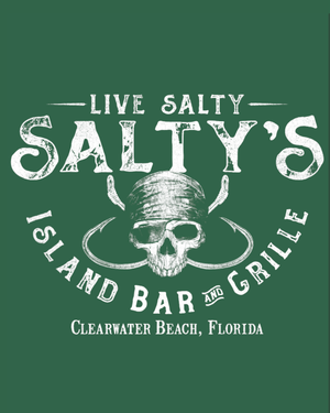 3X-Large Heather Grass Green Beachside HG Salty's Skull 