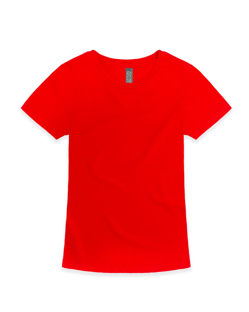 Girls X-Large Team Red Cotton Heritage JC1025 