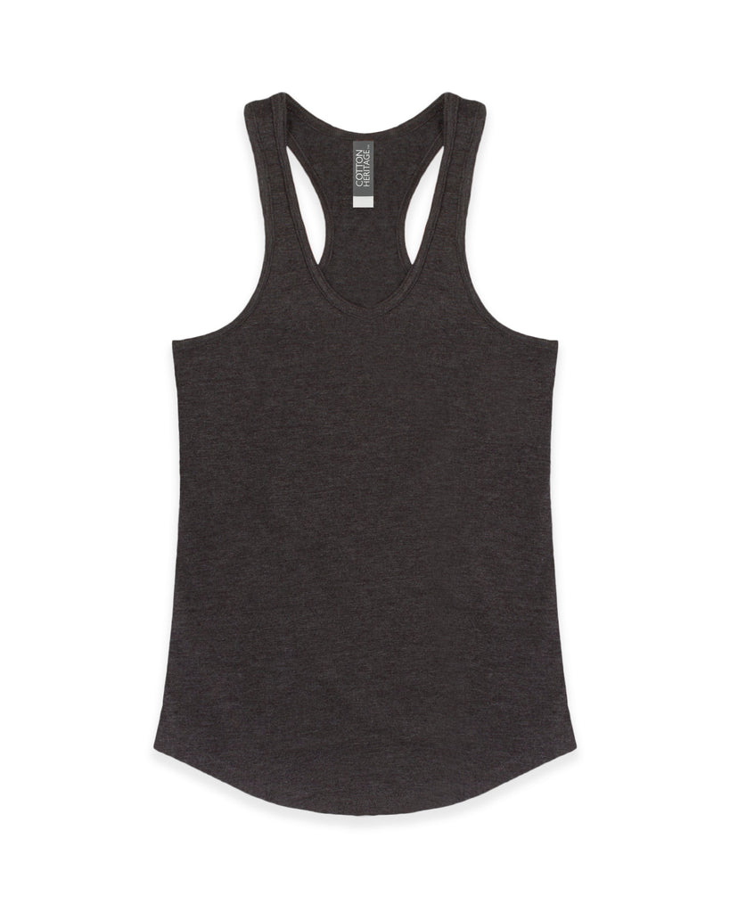 Women's 2X-Large Charcoal Heather Cotton Heritage LC7706 