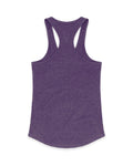 Women's X-Large Purple Heather Cotton Heritage LC7706 