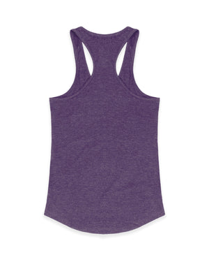 Women's X-Large Purple Heather Cotton Heritage LC7706 