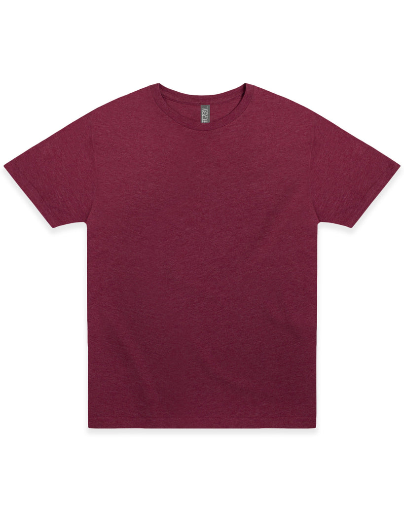 3X-Large Maroon Heather Cotton Heritage MC1040 