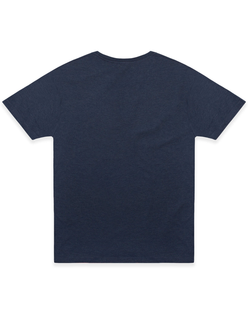 3X-Large Navy Heather Cotton Heritage MC1040 