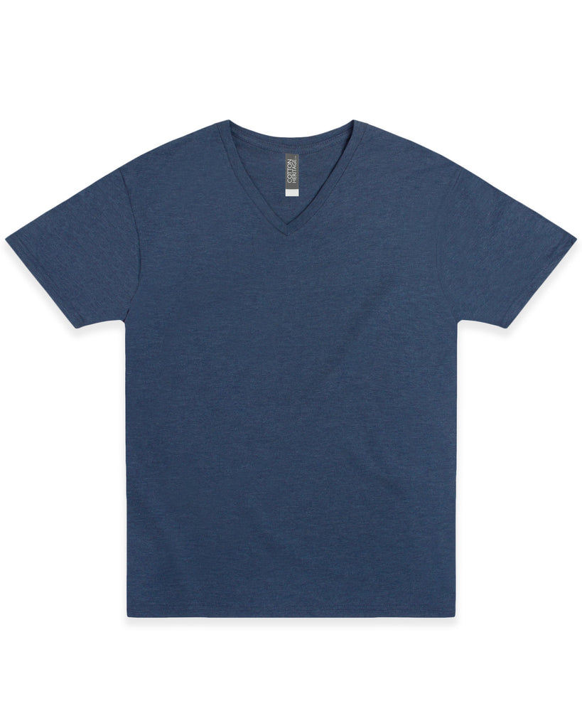 3X-Large Shale Blue Heather Cotton Heritage MC1047 