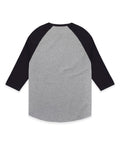Small Athletic Heather/Black Cotton Heritage MC1190 