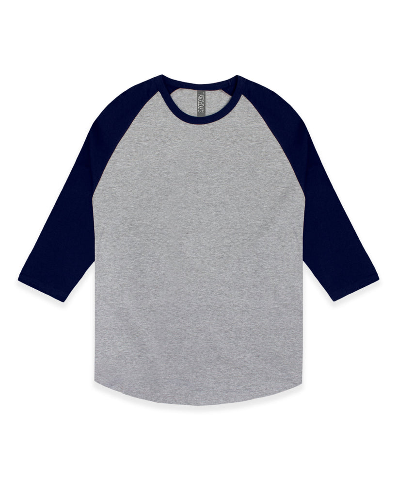 3X-Large Athletic Heather/Navy Cotton Heritage MC1190 