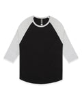 X-Small Black/Athletic Heather Cotton Heritage MC1190 