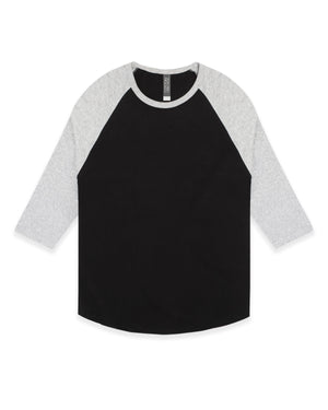 X-Small Black/Athletic Heather Cotton Heritage MC1190 