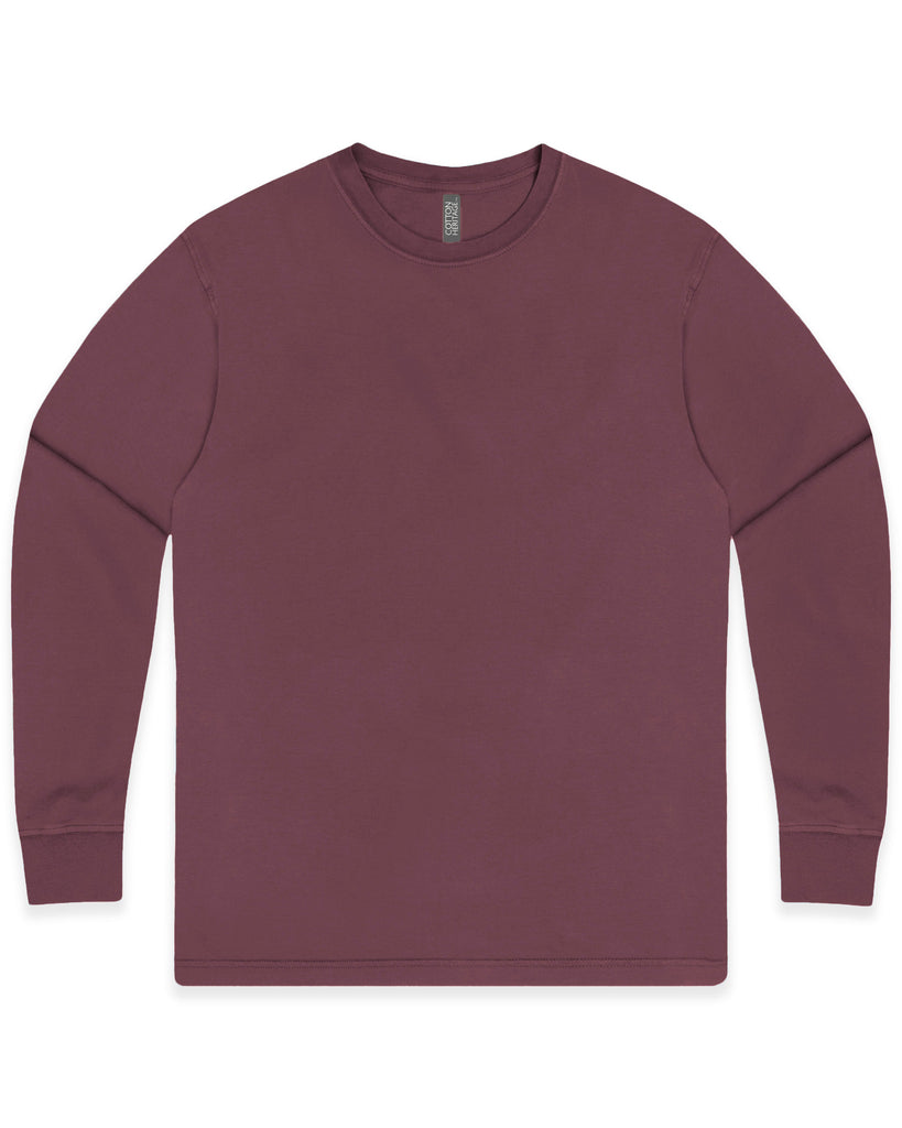 3X-Large Plum Wine Cotton Heritage OU1964 