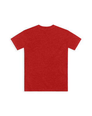 Youth X-Large Red Heather Cotton Heritage YC1040 