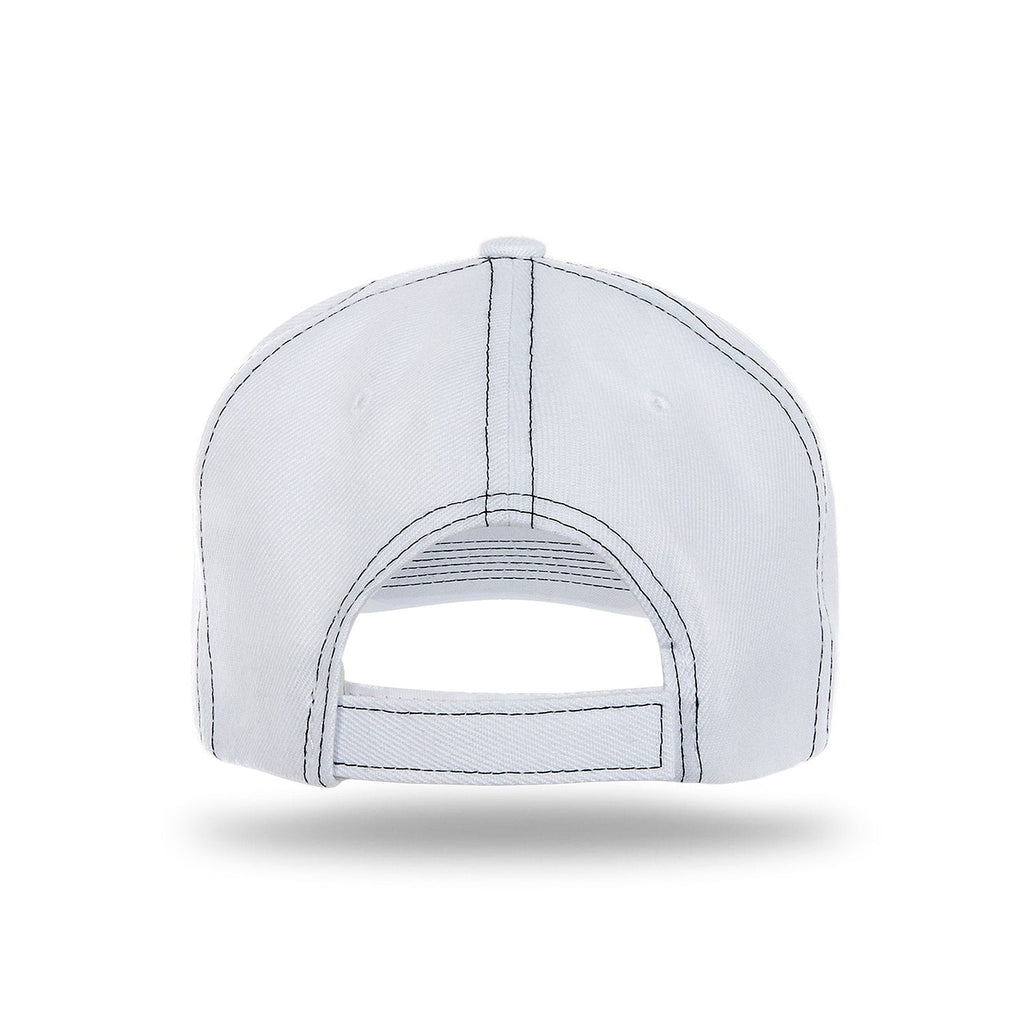 One Size White Cobra Cap AC-6 