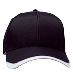 One Size Black/White Cobra Cap APX