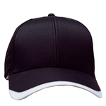 One Size Black/White Cobra Cap APX 