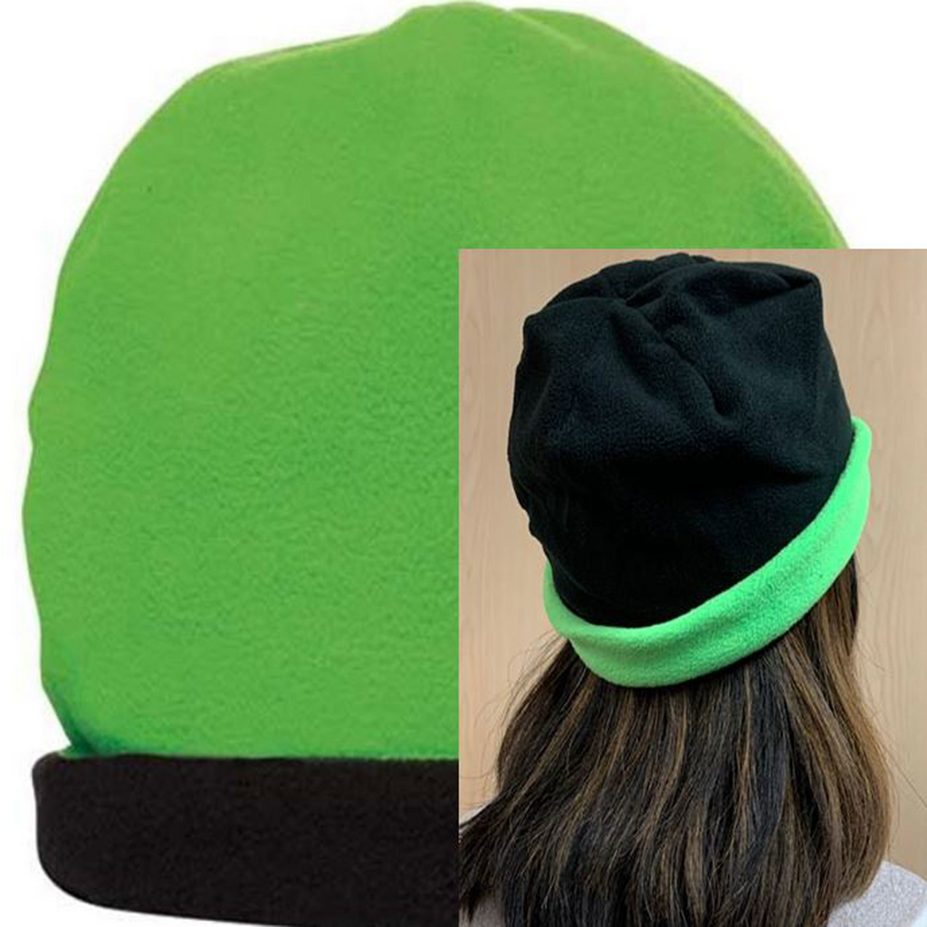 One Size Black/Neon Green Cobra Cap BEAN-R 