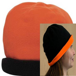 One Size Black/Neon Orange Cobra Cap BEAN-R 