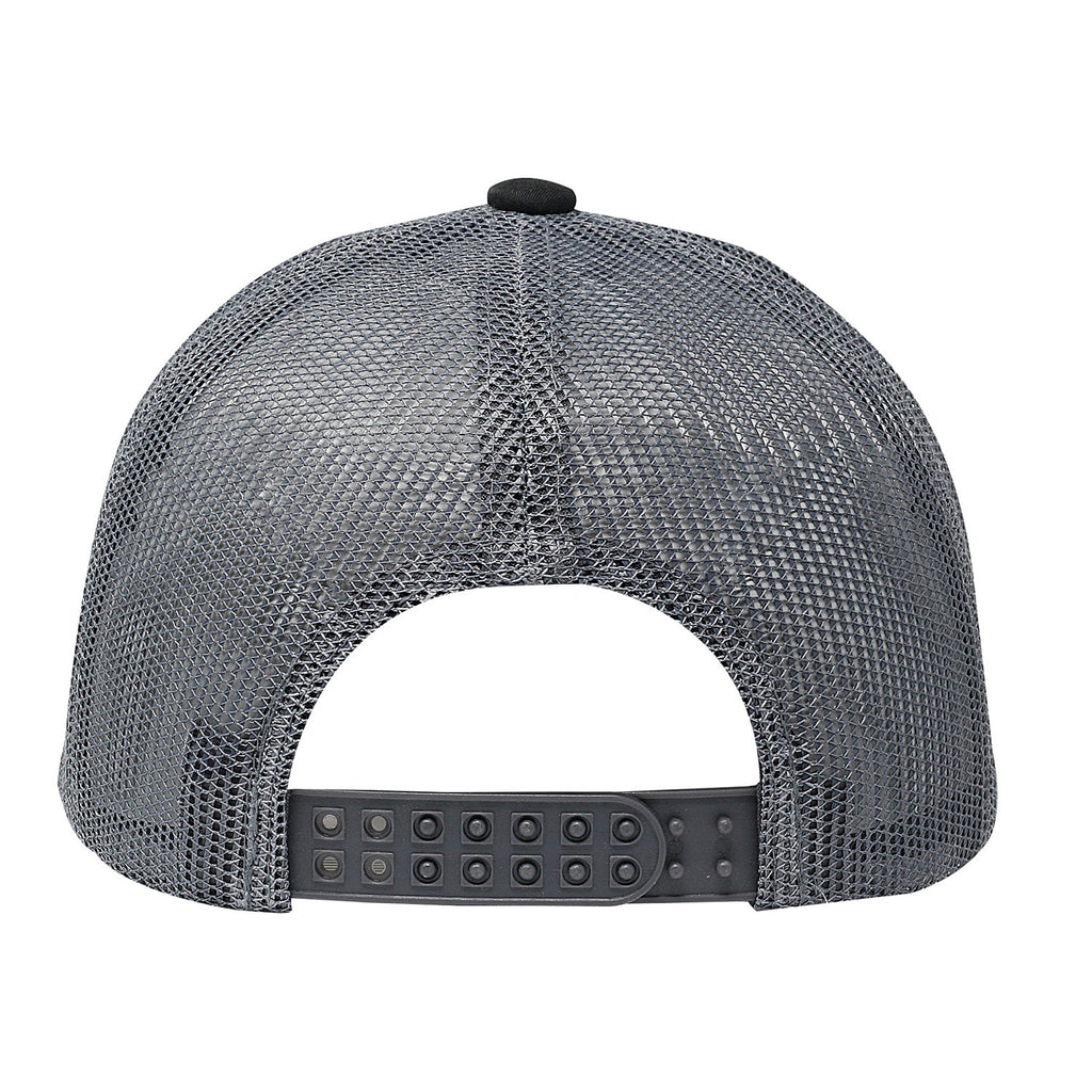 One Size Black/Charcoal Cobra Cap C112 