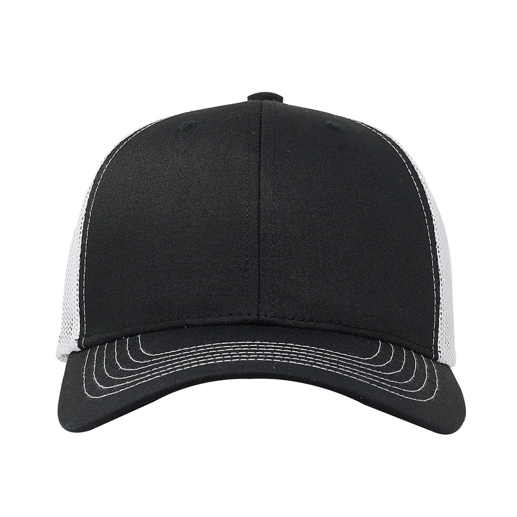 One Size Black/White Cobra Cap C112 