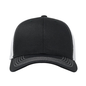 One Size Black/White Cobra Cap C112 