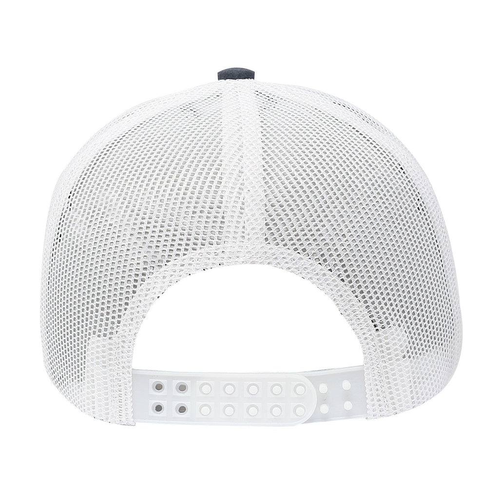 One Size Charcoal/White Cobra Cap C112 